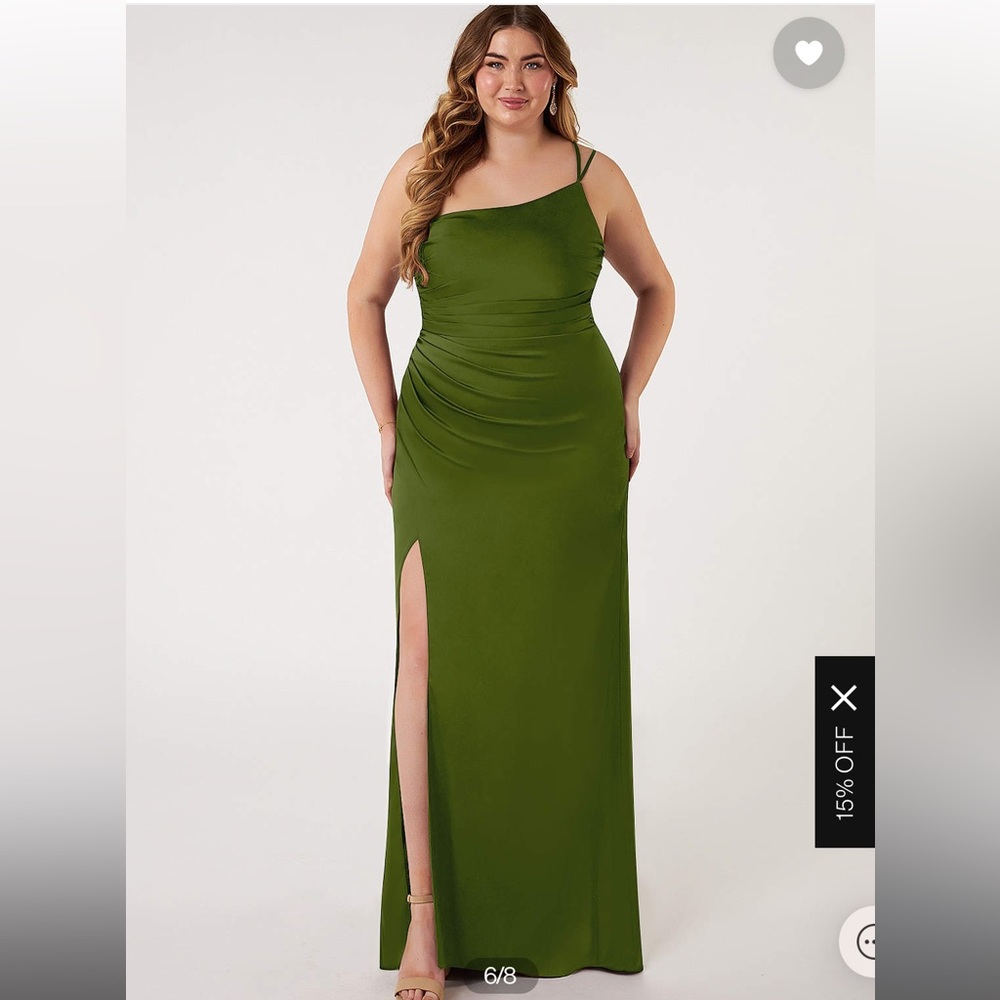 AZAZIE Eren Stretch Satin Gown SIZE 16